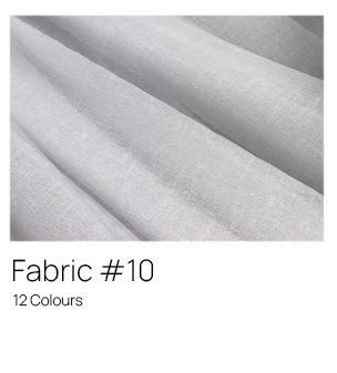 Custom curtains - BOL Fabric #10 sample colour range - sheer curtains