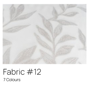 BOL Fabric #12 sample colour range