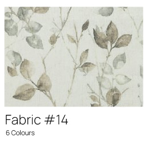 BOL Fabric #14 sample colour range
