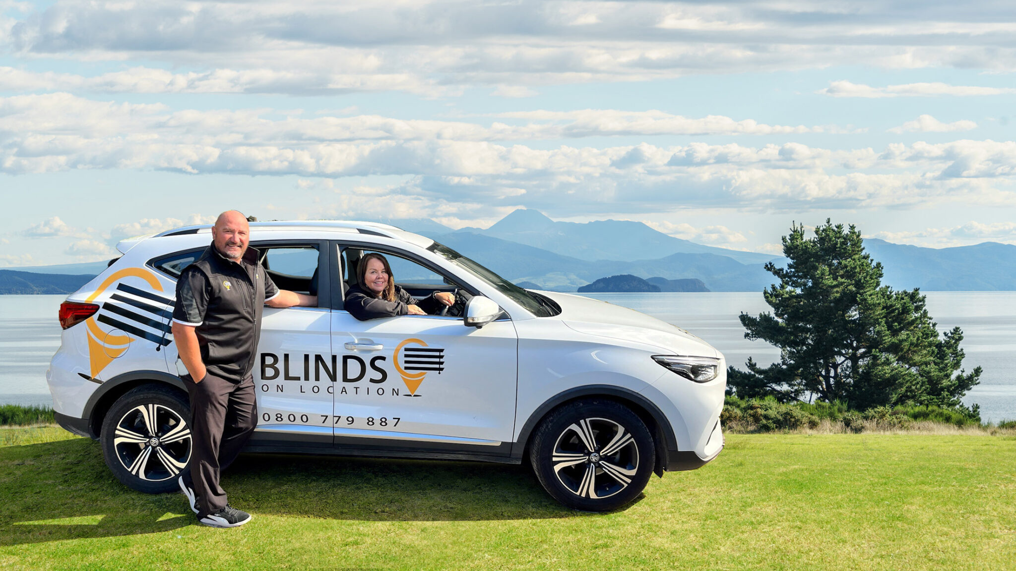 Taupo Blinds & Curtains - Phil & Jane - Blinds on Location