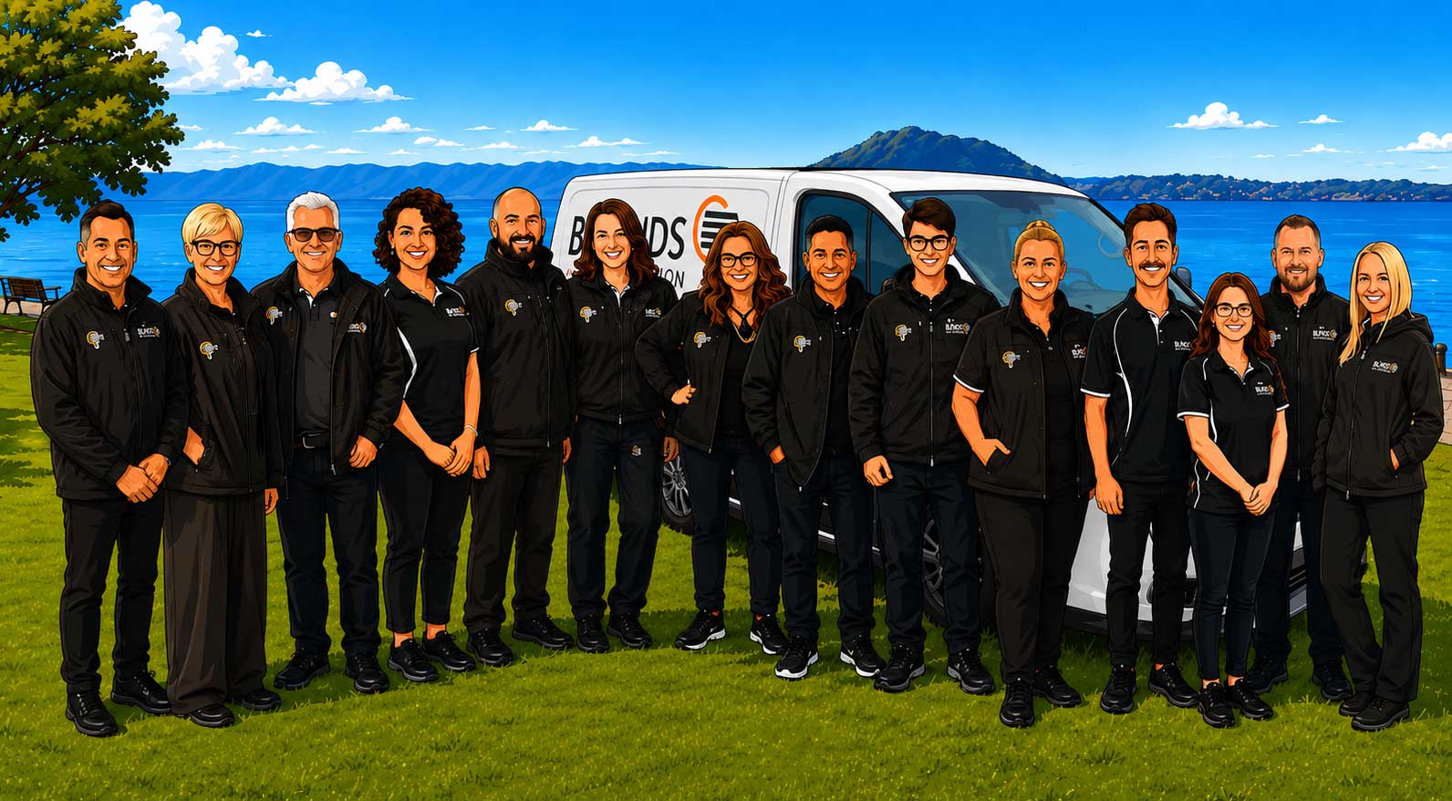 Blinds On Location team